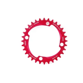 a2Z Narrow Wide (BCD: 96) 4 furatos aszimmetrikus lánctányér [piros, 32] - RideShop.hu