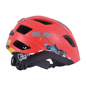 Safety Labs Dino Light gyermek kerékpáros sisak [piros, 48-53 cm (S)] - RideShop.hu