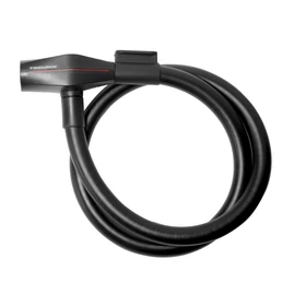 Trelock KS 415 kulcsos huzalos zár [fekete, 110 cm] - RideShop.hu