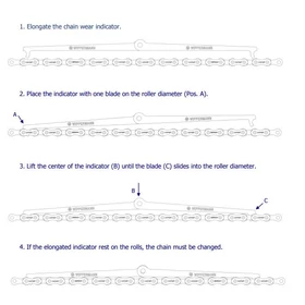 Connex Chain Wear Indicator láncnyúlásmérő - RideShop.hu