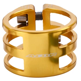 Acor AQR-21303 duplacsavaros nyeregcső bilincs [arany, 31.8 mm] - RideShop.hu