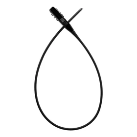 Trelock Strap-it számzáras huzalos zár [fekete] - RideShop.hu