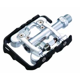 Zoggie egyoldalas patentpedál városi, alu, ezüst/fekete - RideShop.hu