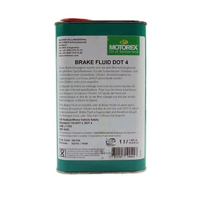 Motorex BRAKE FLUID DOT 4 fékfolyadék (165 celsius forráspont) 1 liter - RideShop.hu
