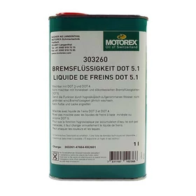 Motorex BRAKE FLUID DOT 5.1 fékfolyadék (180 celsius forráspont) 1 liter - RideShop.hu