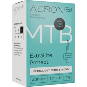 Aeron Belső AERON 27.5/29'X1.7-2.5' MTB ExtraLight Protect Presta 42mm 90g - RideShop.hu