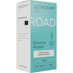 Aeron Belső AERON 700cX28/32 Road ExtraLight Protect AL Presta 65mm 46g - RideShop.hu
