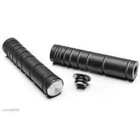 absoluteBlack MTB  markolat két komponensű + alu végdugó fekete/szürke - RideShop.hu