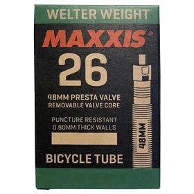 Maxxis Belső Maxxis 26X1.5/2.5 WELTER WEIGHT Presta szelepes 48mm 162g - RideShop.hu
