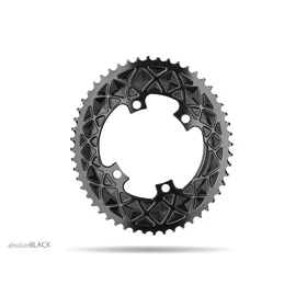absoluteBlack Lánckerék Országúti OVAL 110BCD asszim Shimano 9000/6800 4 lyukas fekete 50T - RideShop.hu