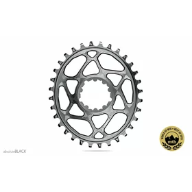 absoluteBlack Lánckerék MTB OVAL SRAM Direct Mount  BOOST 148 titán (3mm offset) 34T - RideShop.hu