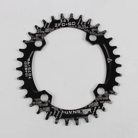 LÁNCKERÉK SPYR SPEED 104/34 OVAL ALU BLK