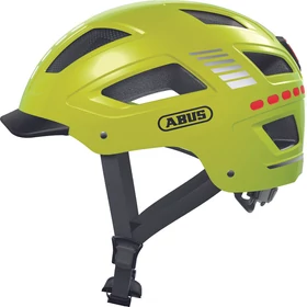 ABUS kerékpáros városi sisak Hyban 2.0 LED, ABS, signal yellow, XL (58-63 cm)