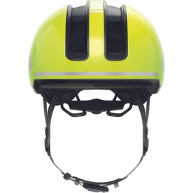 ABUS kerékpáros városi sisak Hud-Y, In-Mold, signal yellow, M (54-58 cm)
