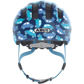 ABUS kerékpáros gyerek sisak Smiley 3.0 LED, In-Mold, blue car, S (45-50 cm)