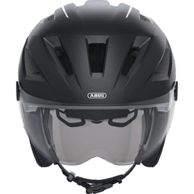 ABUS kerékpáros városi sisak Pedelec 2.0 ACE, In-Mold, beépített átlátszó szemüveggel, velvet black, M (52-57 cm)