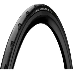 Continental országúti kerékpáros külső gumi 25-622 Grand Prix 5000 TT TR 700x25C, tubeless ready, fekete/fekete, Skin hajtogathatós