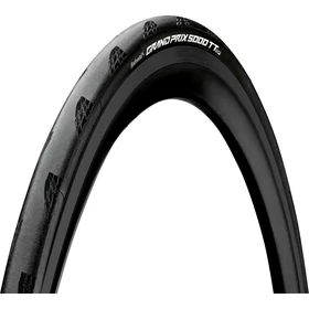 Continental országúti kerékpáros külső gumi 25-622 Grand Prix 5000 TT TR Tour de France Limited 700x25C, hookless felni kompatibilis, tubeless ready, fekete/fekete, hajtogathatós