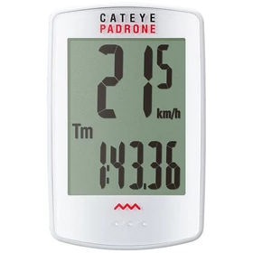 COMPUTER CATEYE PADRONE CCPA100 7FUNK WIRELESS ÓRIÁS KIJELZŐ FEHÉR{2/4-10/10}