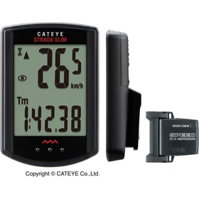 COMPUTER CATEYE STRADA SLIM - 8FUNK WIRELESS FEKETE{2/4-10/10}