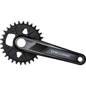 SHIMANO FRONT CHAINWHEEL, FC-M6130-1, DEORE, FOR REAR 12-SPEED, 2-PCS FC, 165MM, - RideShop.hu