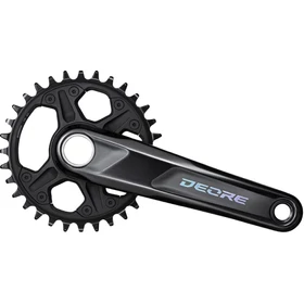SHIMANO FRONT CHAINWHEEL, FC-M6130-1, DEORE, FOR REAR 12-SPEED, 2-PCS FC, 165MM, - RideShop.hu