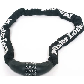 LAKAT MASTER LOCK 8392 LÁNC SZÁMOS 90CMx8MM FEKETE {4/4}