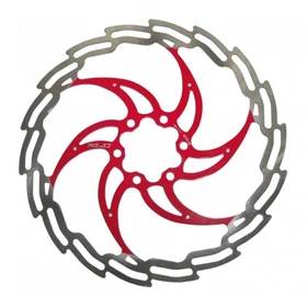 Féktárcsa 203 mm ezüst-piros BR-X02