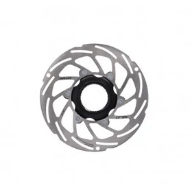 Féktárcsa ezüst 140/1,85mm, Centerlock, CNC alu/acél BR-X86