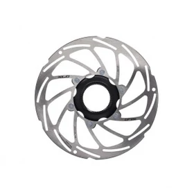 Féktárcsa ezüst 160/1,85mm, Centerlock, CNC alu/acél BR-X86