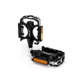 Pedál MTB alutest, cnc-keret, fekete PD-M02