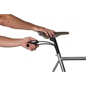 Nyeregcso kábelzárral 27,2