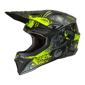 ONeal 1Series Vibrant motocross sisak fekete-neon sárga - RideShop.hu