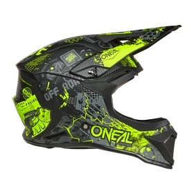 ONeal 1Series Vibrant motocross sisak fekete-neon sárga - RideShop.hu