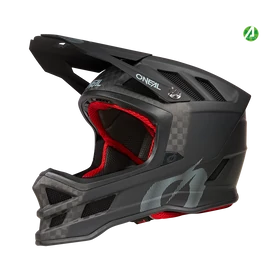 ONeal Blade karbon kerékpáros fullface sisak fekete ​IPX ACells védelemmel