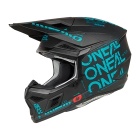 ONeal 3Series Static motocross sisak fekete-kék - RideShop.hu