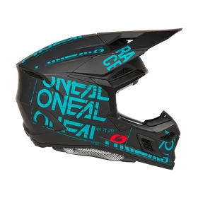 ONeal 3Series Static motocross sisak fekete-kék - RideShop.hu