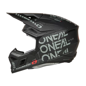 ONeal 3Series Static motocross sisak fekete-szürke - RideShop.hu