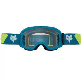 FOX Main Core zárt szemüveg kékeszöld víztiszta lencsével- RideShop.hu