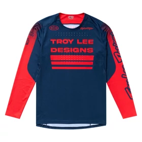 Troy Lee Designs Sprint Segment hosszú ujjú mez piros-kék - RideShop