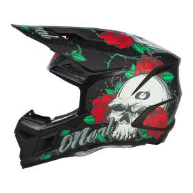 ONeal 3Series Melancia motocross sisak fekete-szürke - RideShop.hu