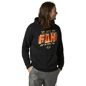 Fox Fullstop kapucnis pulóver fekete - RideShop.hu