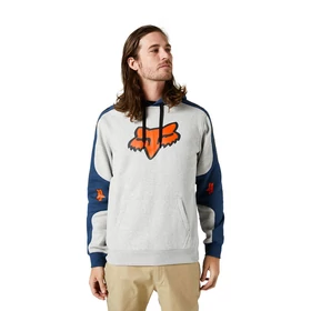 FOX Karrera prémium kapucnis pulóver szürke - RideShop.hu