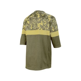 iXS Carve Air 3/4-es ujjas kerékpáros mez gyepzöld-camo - Rideshop.hu