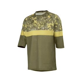 iXS Carve Air 3/4-es ujjas kerékpáros mez gyepzöld-camo - Rideshop.hu