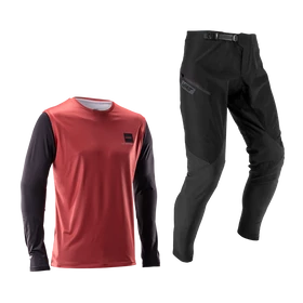 Leatt Ride Kit MTB Gravity 1.0 hosszú ujjas mez és nadrág szett piros