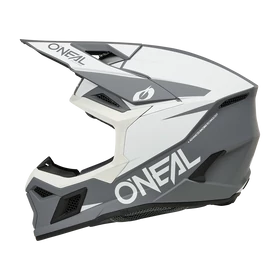 ONeal 3Series Solid motocross bukósisak fekete-fehér - RideShop.hu