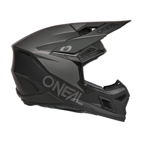 ONeal 3Series Solid motocross bukósisak fekete-szürke - RideShop.hu