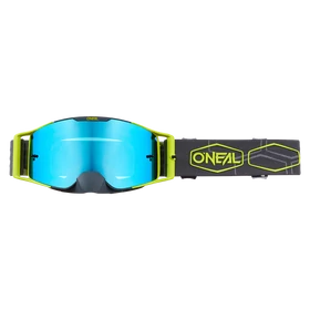 ONeal B30 Hexx zárt szemüveg tükrös lencsével neon sárga