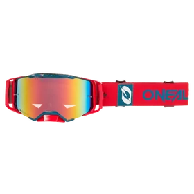 ONeal B33 Ictus zárt szemüveg piros tükrös lencsével - RideShop.hu